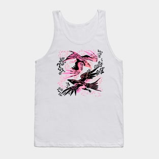 Cherry Blossom Ravens Tank Top